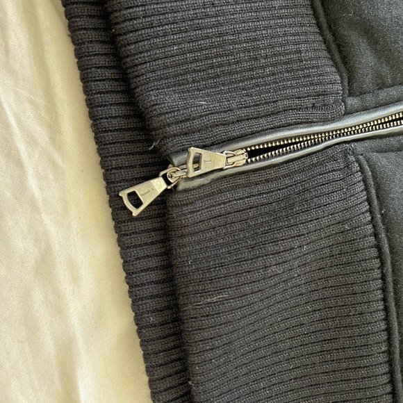 John Varvatos Wool and leather vest - Picture 4 of 8